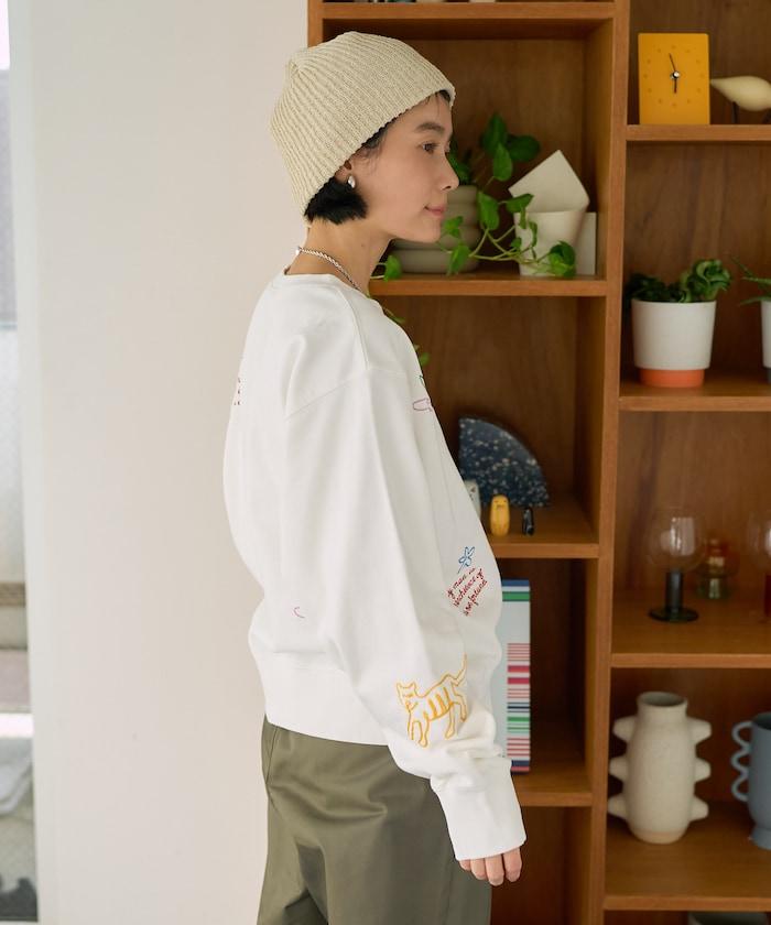 鏈式刺繡設計 衛衣