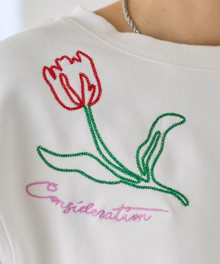 鏈式刺繡設計 衛衣