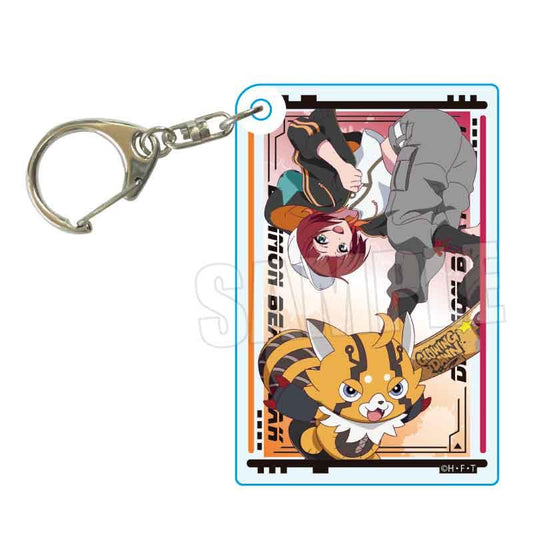 DIGIMON BEATBREAK（數碼寶貝BEATBREAK） 咲夜レーナ&プリスティモン 亞克力鑰匙扣 Skater ver.