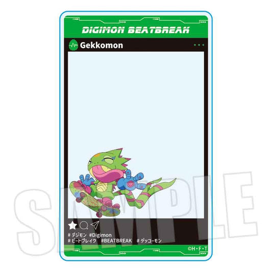 DIGIMON BEATBREAK（數碼寶貝） ゲッコーモン 亞克力卡片 Skater ver.