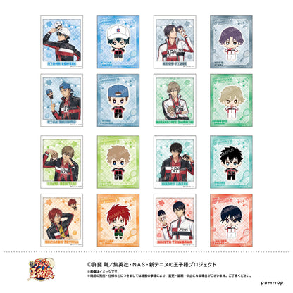《新網球王子》 おきがえぬいといっしょ系列 第4弾 フォト風メタルステッカーコレクション 角色周邊套裝 【16個入BOX／全套BOX】