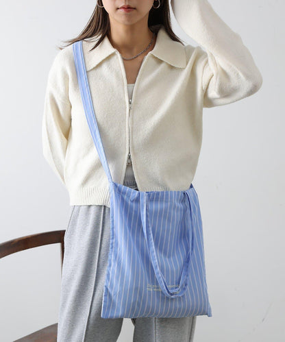 睡衣條紋 2WAY 托特包