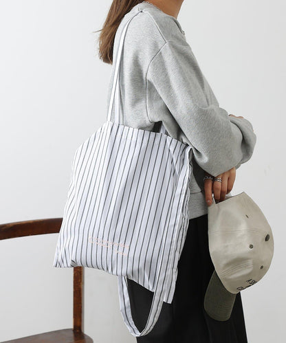 睡衣條紋 2WAY 托特包