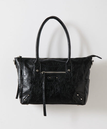 鉚釘裝飾手提包