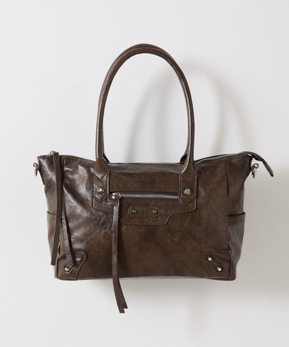 鉚釘裝飾手提包