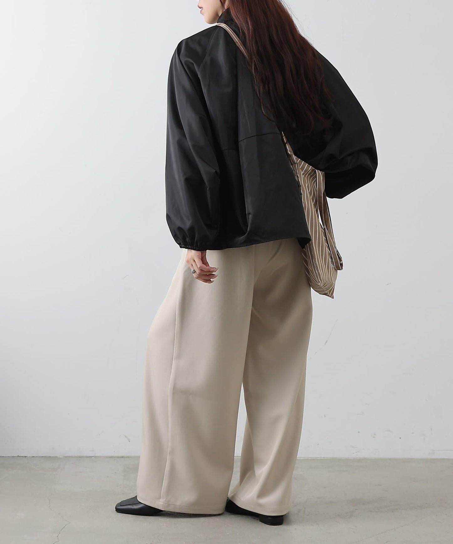 睡衣條紋 2WAY 托特包