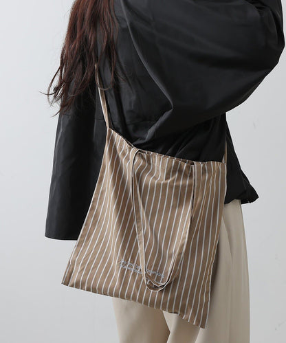 睡衣條紋 2WAY 托特包