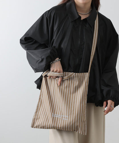 睡衣條紋 2WAY 托特包