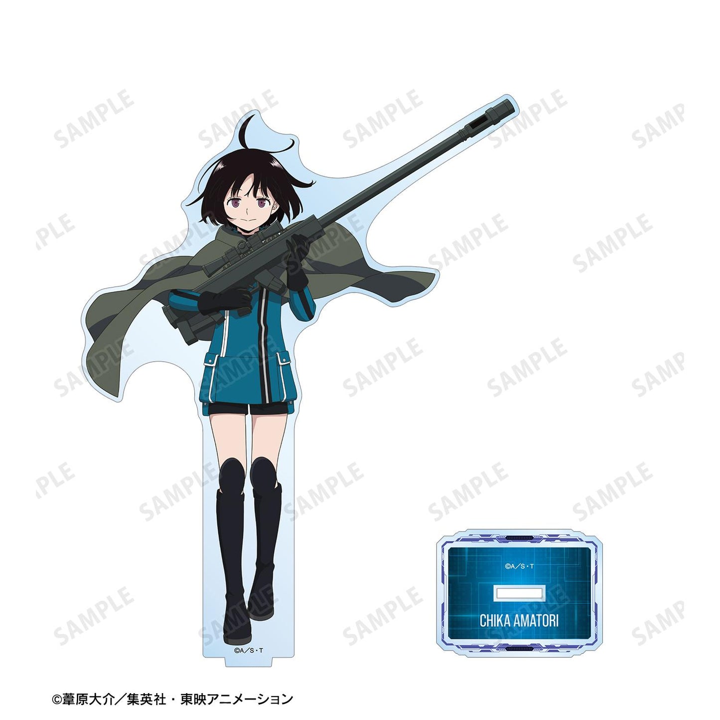 《境界觸發者》 雨取千佳 大號亞克力立牌 描き下ろし 戦闘開始ver.