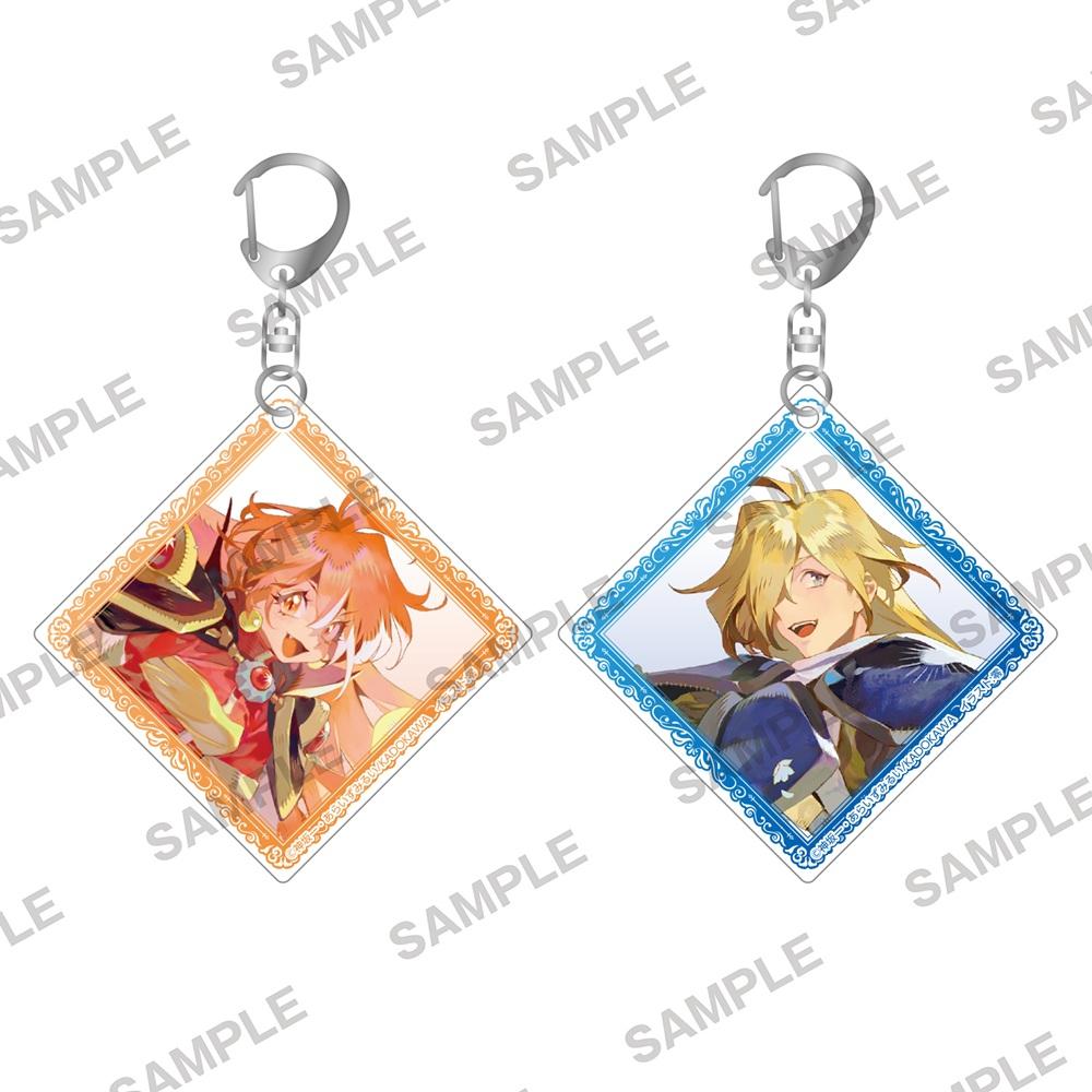 スレイヤーズ（秀逗魔導士） KADOMIX リナ&ガウリイ 亞克力鑰匙扣2件套 零 Ver.