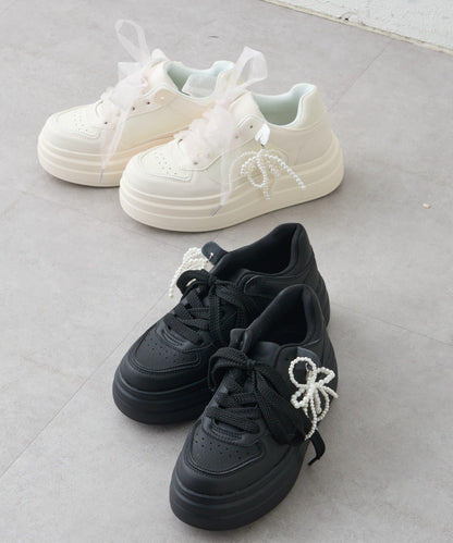 《カスタム可能◎》 吊飾薄紗蝴蝶結 運動鞋