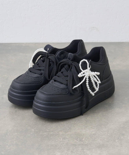 《カスタム可能◎》 吊飾薄紗蝴蝶結 運動鞋