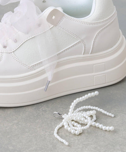 《カスタム可能◎》 吊飾薄紗蝴蝶結 運動鞋