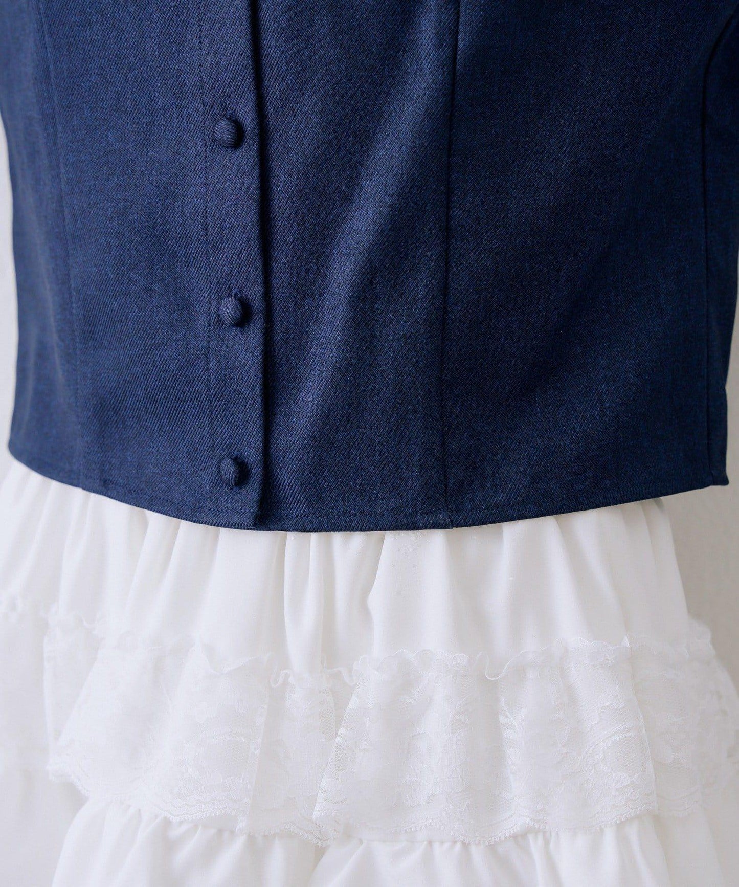 拼接蝴蝶結女式襯衫