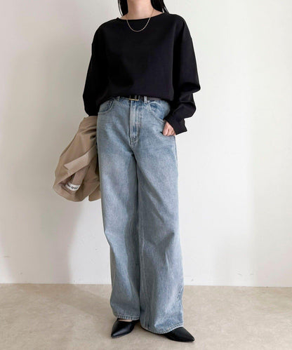 套裝可搭配 繭形 粉感斜紋 上衣