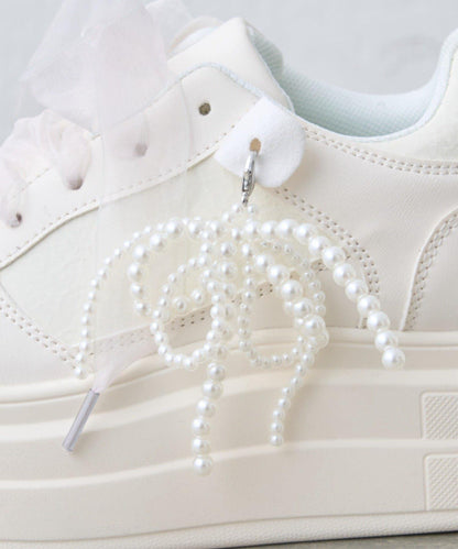 《カスタム可能◎》 吊飾薄紗蝴蝶結 運動鞋