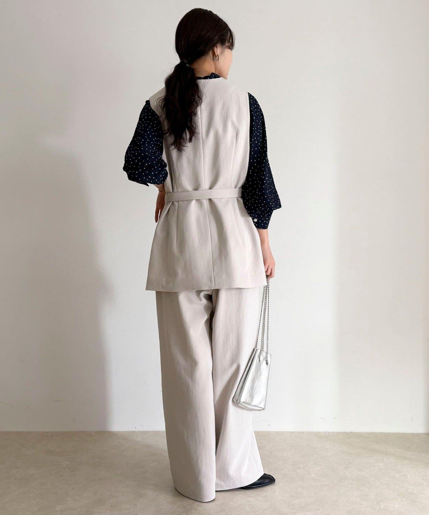 心形波點 蝴蝶結設計 襯衫