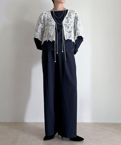 套裝可搭配 繭形 粉感斜紋 上衣