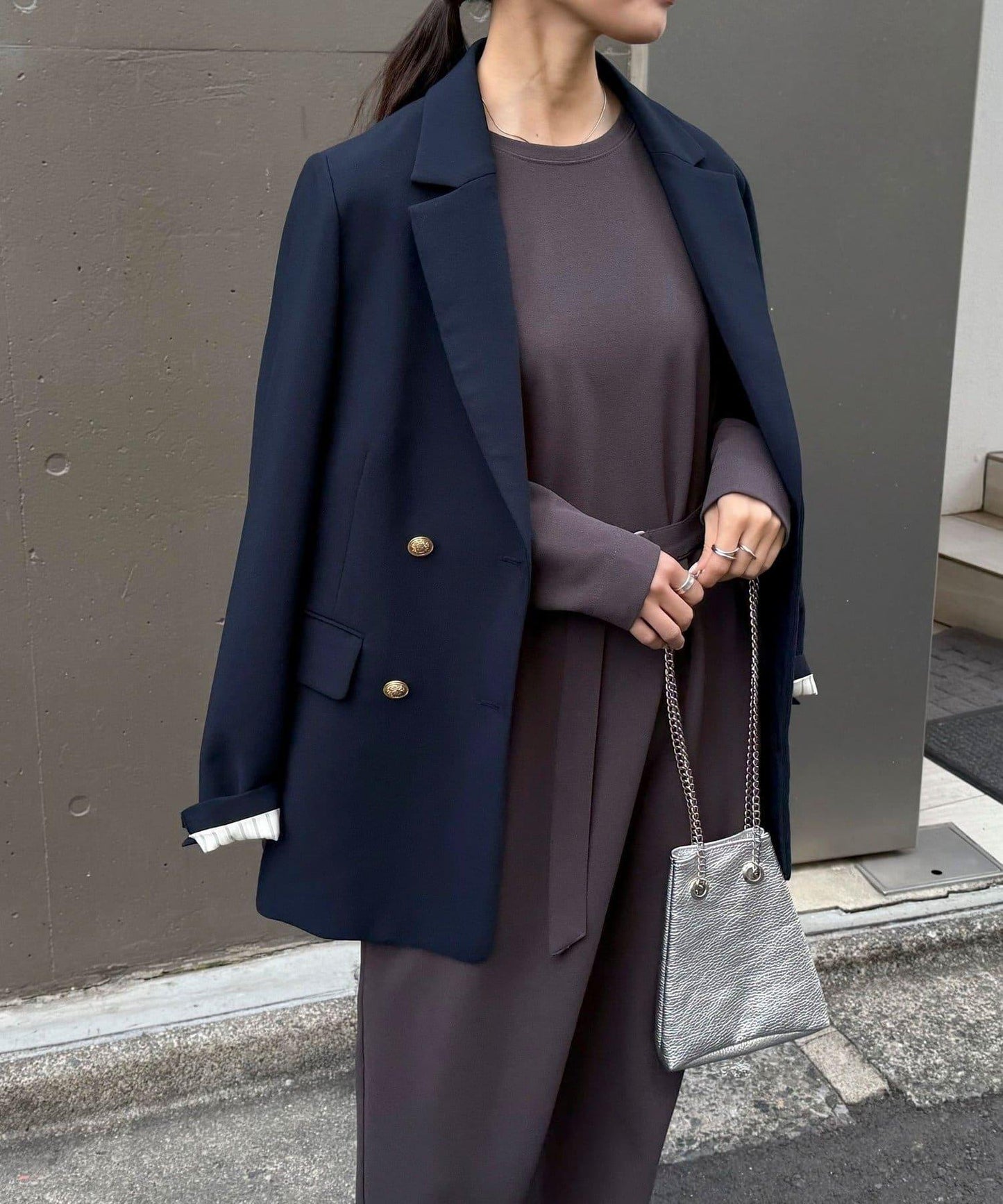 多尺碼可選 通勤休閒兩用 雙排扣西裝外套