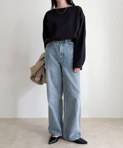 套裝可搭配 繭形 粉感斜紋 上衣