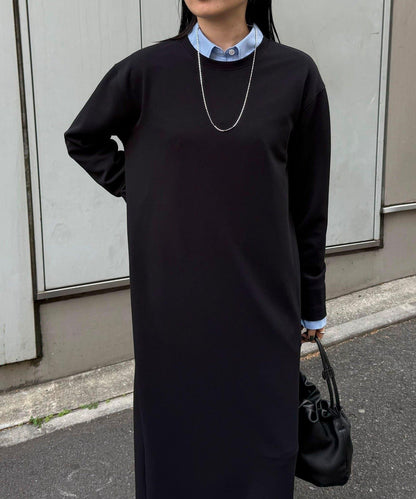 喬其紗腰帶連衣裙