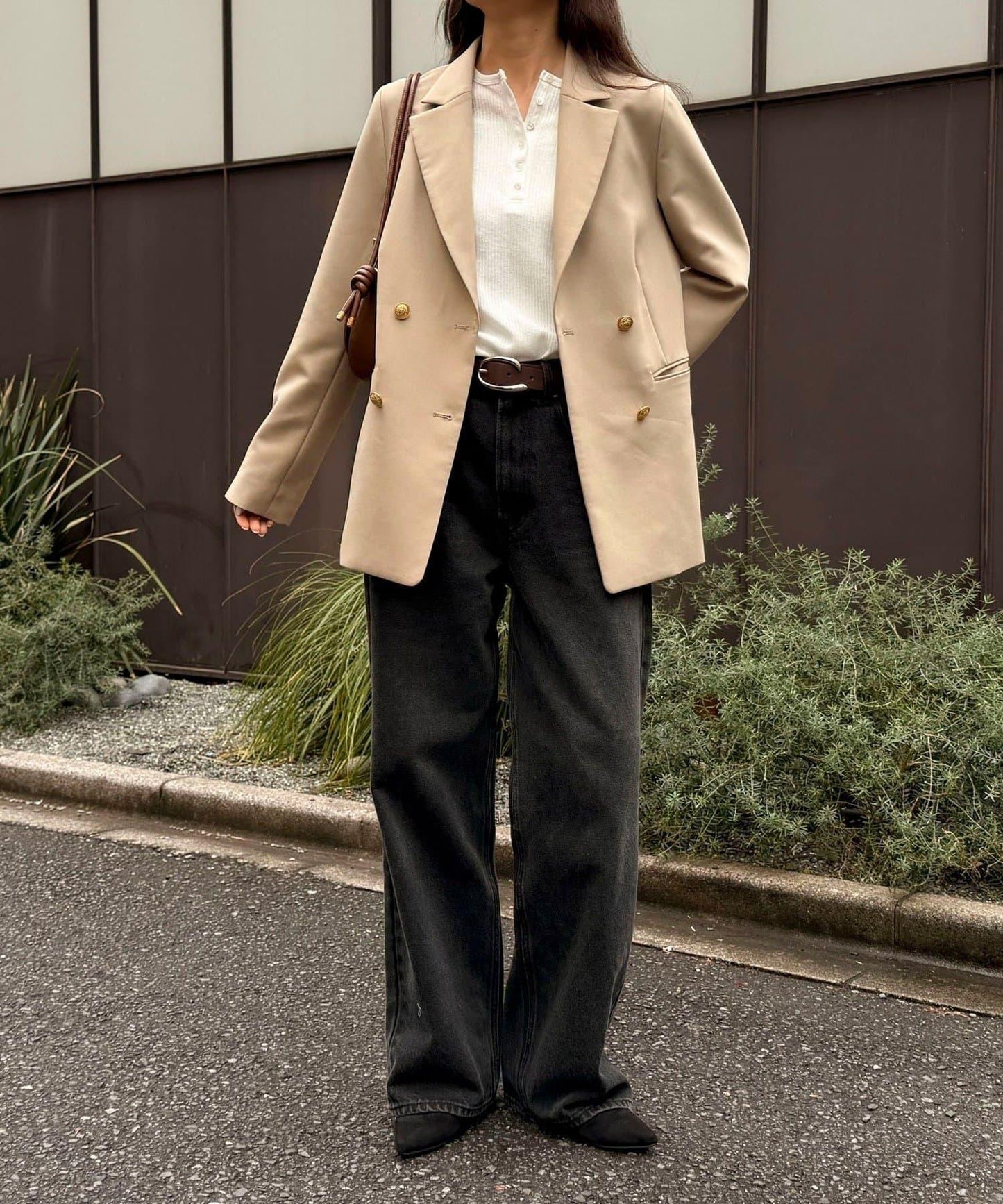 多尺碼可選 通勤休閒兩用 雙排扣西裝外套