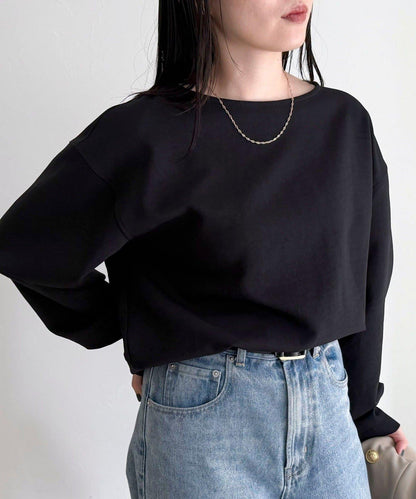 套裝可搭配 繭形 粉感斜紋 上衣