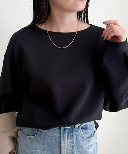 套裝可搭配 繭形 粉感斜紋 上衣