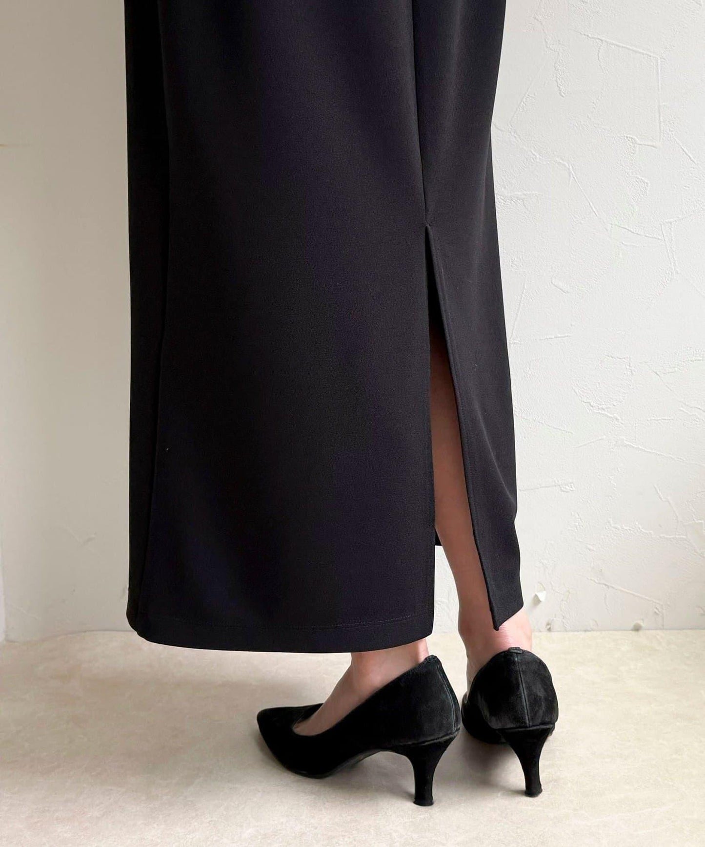 喬其紗腰帶連衣裙