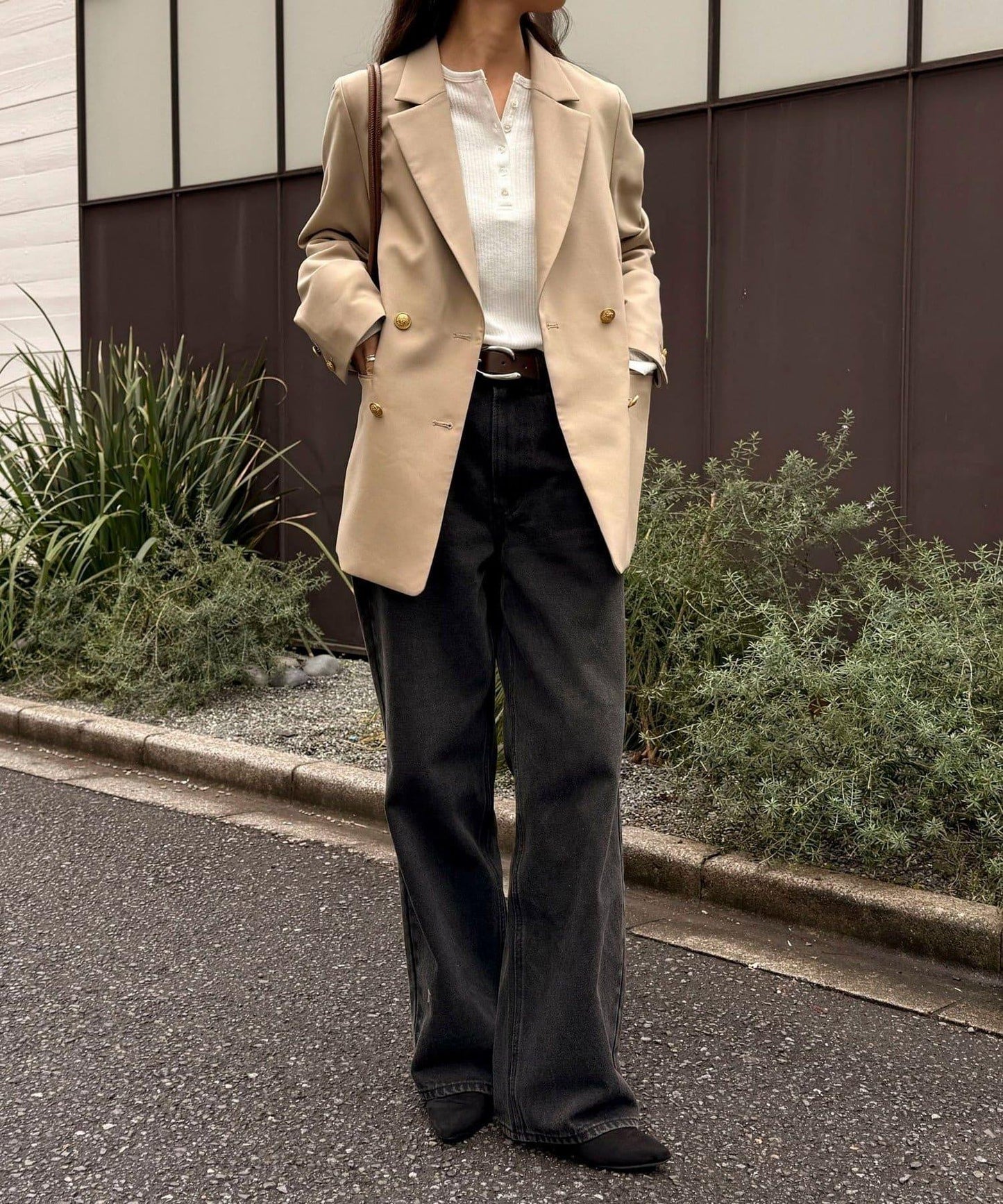 多尺碼可選 通勤休閒兩用 雙排扣西裝外套