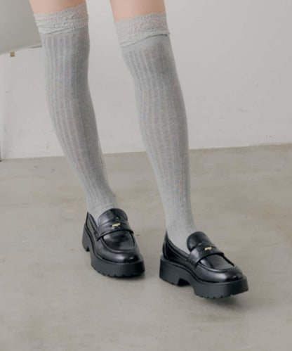 厚底便士樂福鞋