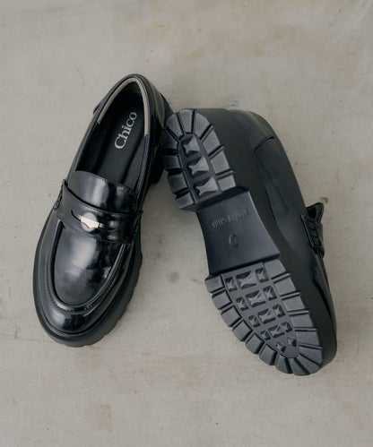 厚底便士樂福鞋