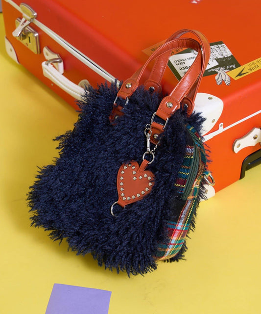 Me+Me 心形吊墜裝飾 毛絨 波士頓包