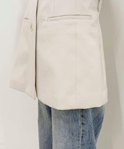 可成套搭配 柔滑斜紋 帶腰帶 馬甲