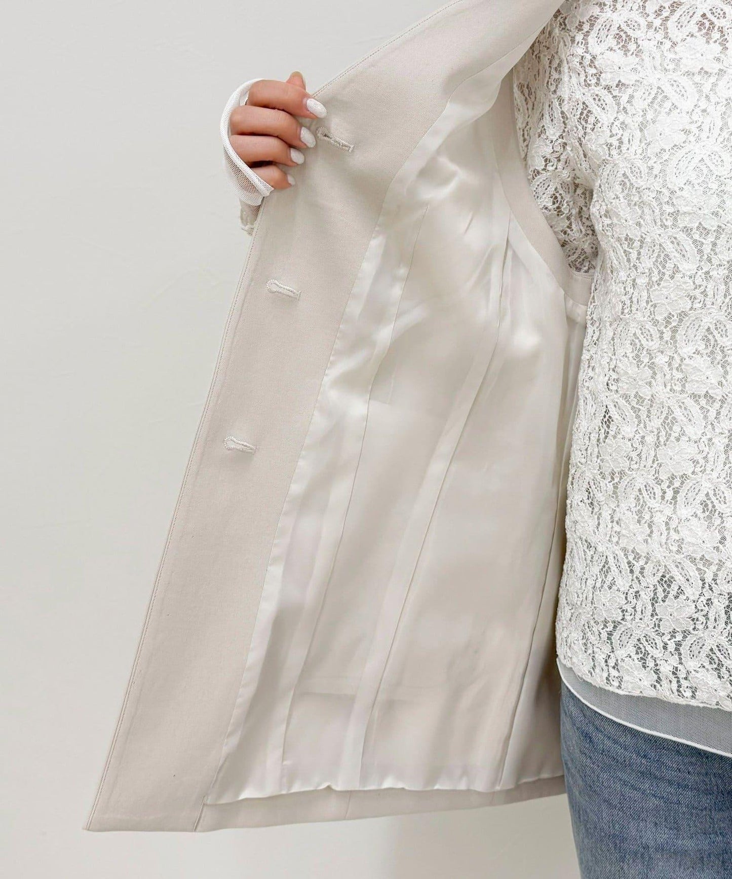 可成套搭配 柔滑斜紋 帶腰帶 馬甲