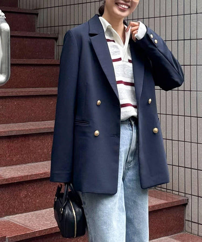 多尺碼可選 通勤休閒兩用 雙排扣西裝外套