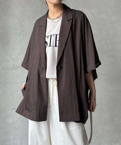 斗篷式西裝外套