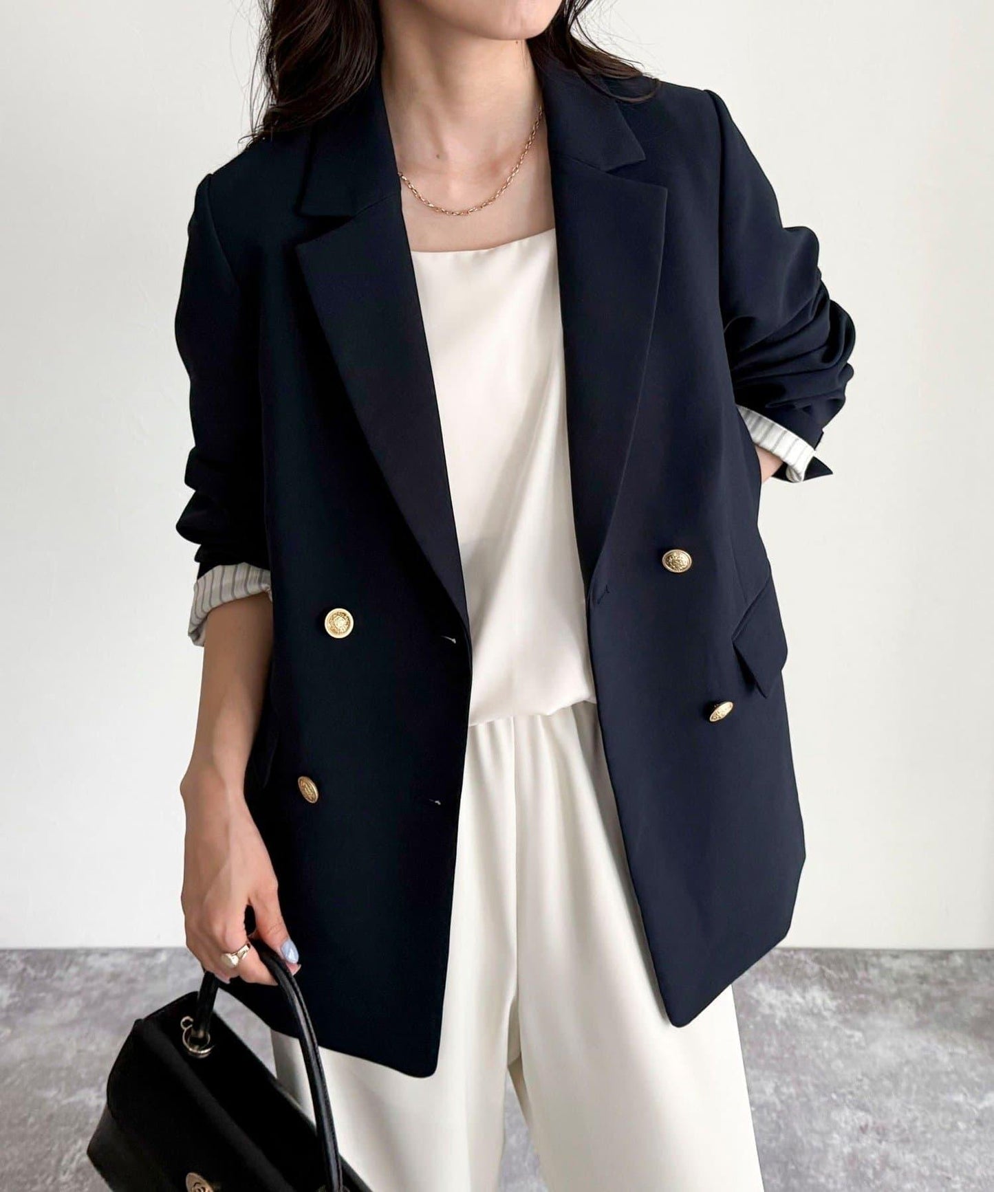 多尺碼可選 通勤休閒兩用 雙排扣西裝外套