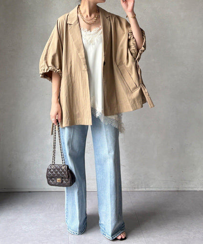 斗篷式西裝外套