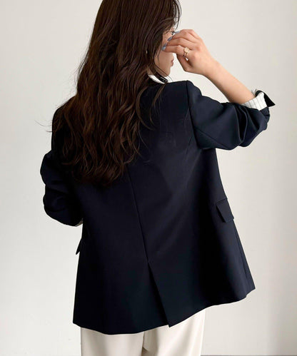 多尺碼可選 通勤休閒兩用 雙排扣西裝外套