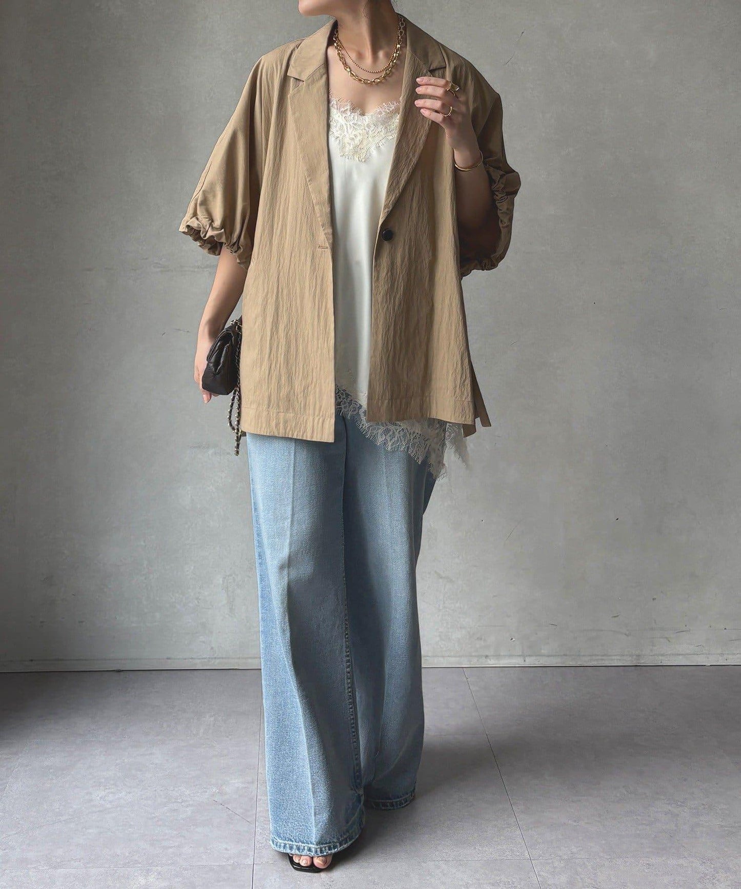 斗篷式西裝外套