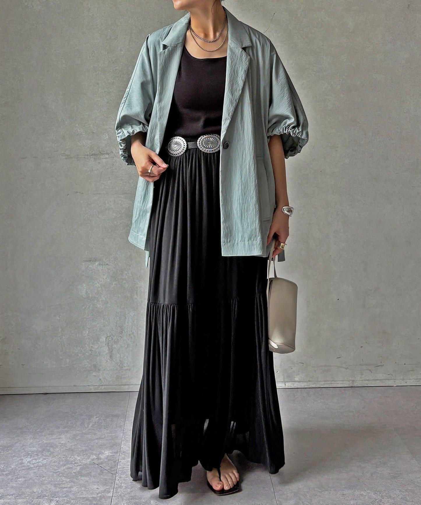 斗篷式西裝外套