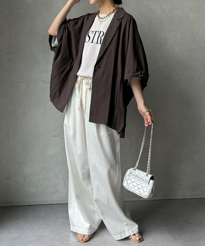 斗篷式西裝外套