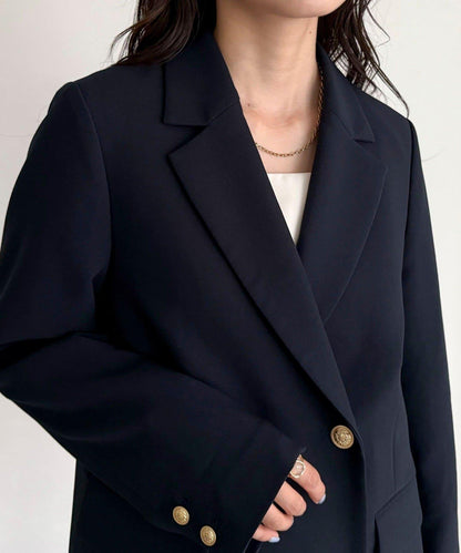 多尺碼可選 通勤休閒兩用 雙排扣西裝外套