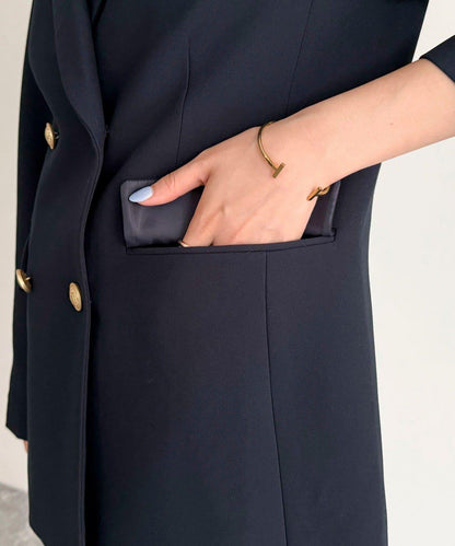 多尺碼可選 通勤休閒兩用 雙排扣西裝外套