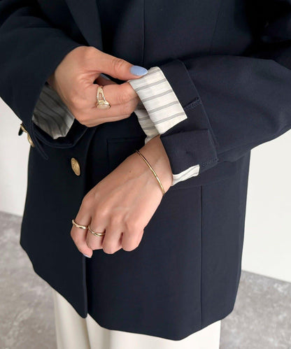 多尺碼可選 通勤休閒兩用 雙排扣西裝外套