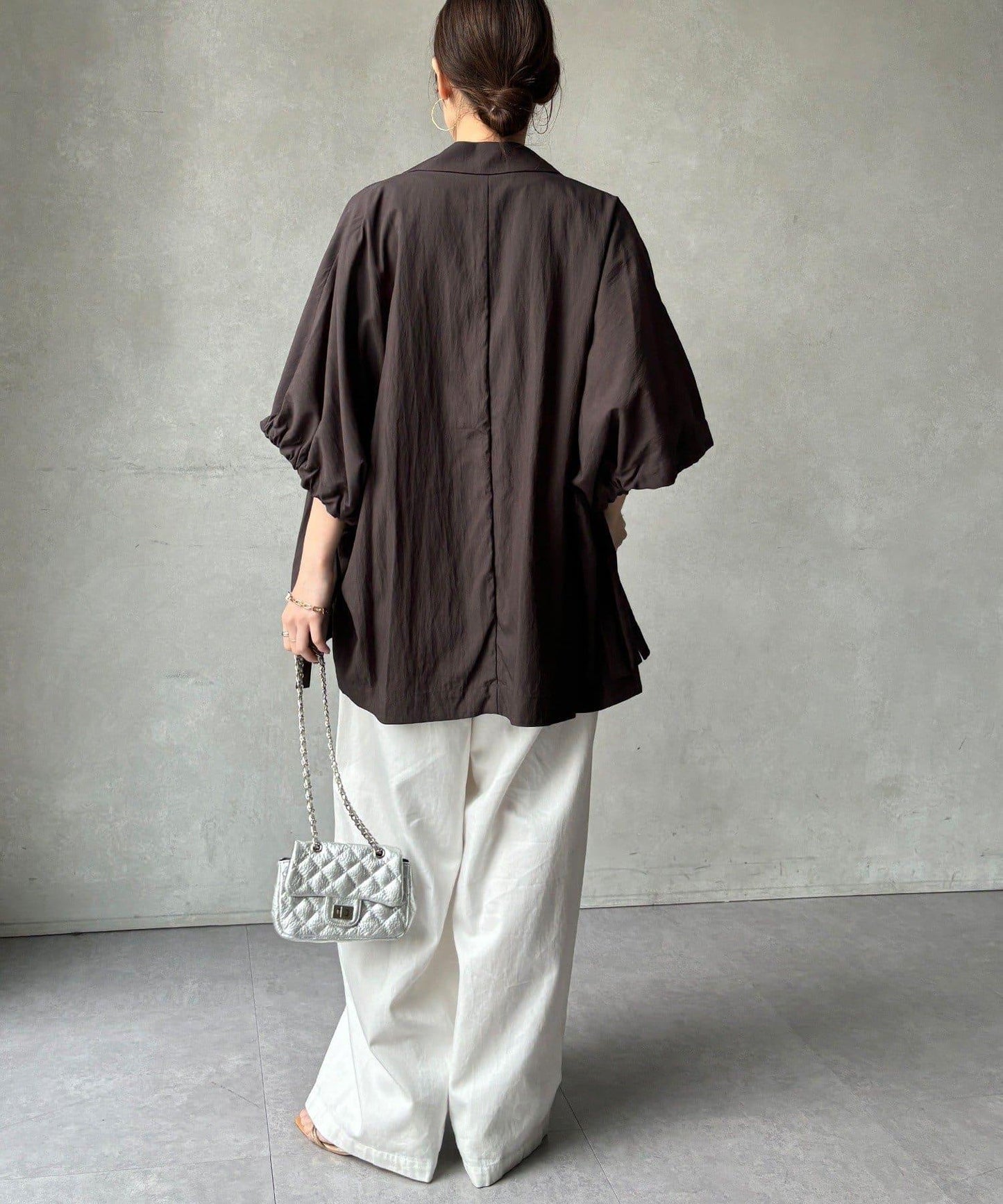 斗篷式西裝外套