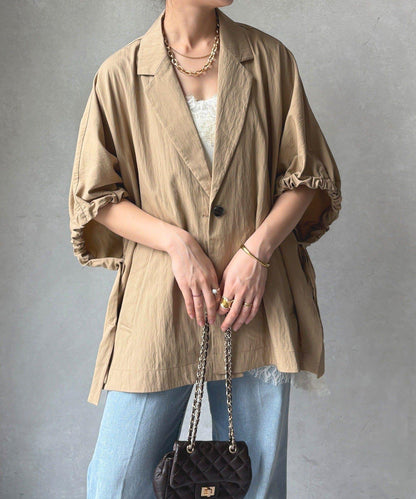 斗篷式西裝外套