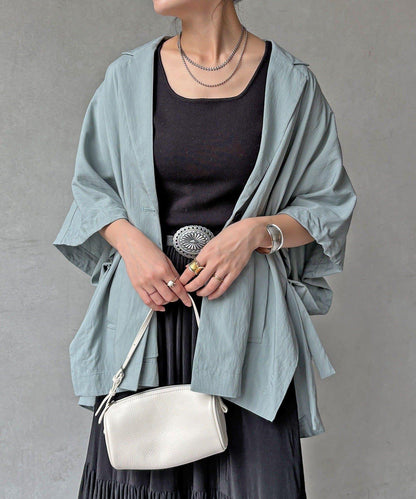 斗篷式西裝外套