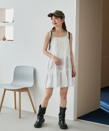 印度棉層疊設計中長上衣